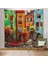 Renkli Hollanda Evleri Kanvas Duvar ÖRTÜSÜ-HALISI-5865 6