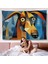 Pablo Picasso Tarzında Soyut Köpek Duvar ÖRTÜSÜ-7212 1