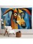 Pablo Picasso Tarzında Soyut Köpek Duvar ÖRTÜSÜ-7212 7