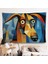 Pablo Picasso Tarzında Soyut Köpek Duvar ÖRTÜSÜ-7212 8