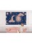 Astroloji Retro Uzay Güneş Ay Bulut Duvar Duvar KAĞIDI-5535 3