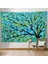 Sürreal Ağaçtaki Renkler Senfonisi Duvar ÖRTÜSÜ-HALISI-6628 6
