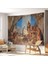 Duvar Örtüsü / Halısı Isa'nın Doğumu ve Meryem Kaliteli Kanvas KUMAŞ-4067 8