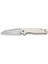 Guile Front Flipper & Thumb Hole Knife Ivory G10 Handle Satin Finished Çakı 1