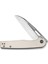 Guile Front Flipper & Thumb Hole Knife Ivory G10 Handle Satin Finished Çakı 4