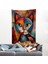 Pablo Picasso Tarzı - Soyut Renkli Kedi Duvar ÖRTÜSÜ-7375 1