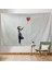 Banksy Kırmızı Balonu Uçup Giden Kız Kanvas Duvar ÖRTÜSÜ-HALISI-5059 6