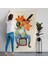 Ördek Kafalı Insan Pop Art Duvar ÖRTÜSÜ-8017 3