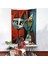 Pablo Picasso Tarzı - Soyut Renkli Kedi Duvar ÖRTÜSÜ-7370 8
