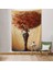 Yaprak Saçlı Afrikalı Ağaç Kadın Duvar Örtüsü - HALISI-6313 6