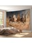 Koşan Atlar Dekoratif Kanvas Duvar Örtüsü-Halısı 1126 7