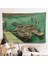 Vincent Van Gogh - Kum Mavnalarını Boşaltan Adamlarla Rıhtım Duvar ÖRTÜSÜ-7185 8