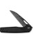 Guile Front Flipper & Thumb Hole Knife Black Canvas Micarta Handle Damascus Çakı 4