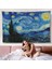 Vincent Van Gogh - Yıldızlı Gece Duvar Örtüsü - The Starry NIGHT-7133 1