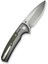 Sentinel Strike Iı Flipper & Thumb Stud & Button Lock Knife Gray & Green Aluminum & Frn Handle Çakı 3