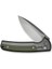 Sentinel Strike Iı Flipper & Thumb Stud & Button Lock Knife Gray & Green Aluminum & Frn Handle Çakı 4