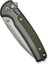 Sentinel Strike Iı Flipper & Thumb Stud & Button Lock Knife Gray & Green Aluminum & Frn Handle Çakı 5