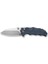 Natterjack Flipper & Thumb Stud & Button Lock Knife Milled Neutral Blue G10 Handle Çakı 1