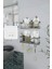 7x7 cm Süper Güçlü Yapışkanlı Banyo Askısı Yedek 4 Adet Sticker Raf Tutucu Askı 2