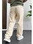 Erkek Rahat Kalıp Keten Pantolon Krem EDW266 5