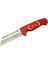 Mtech 4-27 Kırmızı Tanto Kamp Çakı 21CM - Yarı Otomatik, Kemerlikli, Ay-Yıldız Baskılı Sap 1