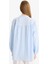 Relax Fit Bisiklet Yaka Gofre Dokulu Uzun Kollu Tunik D4145AX25AU 6