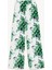 Çiçek Desenli Wide Leg Saten Pantolon 7