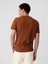 Erkek Kahverengi Everyday Soft T-Shirt 4