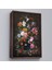 Çerçeveli Renkli Çiçekler Yağlıboya Görünüm Dekoratif Kanvas Duvar TABLOSU-5941 1