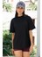 Aura Oversize T-Shirt Siyah 1