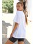 Aura Oversize T-Shirt Beyaz 4