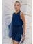 Aura Crop Atlet Lacivert 1