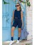 Aura Crop Atlet Lacivert 5
