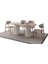 Travertino Yemek Masası 6 Sandalye Takım 5