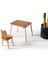 Montessori Tek Hazneli 2 Bunny Sandalye Aktivite Masası 5
