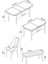 Mabel Beyaz 80X132 Açılabilir Mdf Masa Yemek Odası Takımı, Mutfak Takımı 4 Sandalye 1 Bench 6