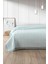 Dantelli Tek Kişilik Waffle Pike- %100 Pamuk Petekli PIKE-160X230 Cm-Mint 1