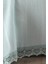 Dantelli Tek Kişilik Waffle Pike- %100 Pamuk Petekli PIKE-160X230 Cm-Mint 2