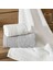 Lume 6'lı Pamuk Havlu Seti Beyaz Gri 2