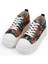Kadın Vegan Çok Renkli Kalın Taban Sneakers - Garden Birds Tasarım 1