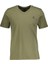 5fx CT106 Basic V Neck Tişört Haki Erkek Kısa Kol Tişört 101939413 1