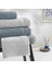 Chain Pure Cotton Pamuk Aile Seti Gri Mavi Xxl 2