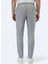 Gri Dokuma Jogging Fit Casual Pantolon 4