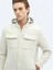 Açık Bej Regular Fit Kapüşonlu Casual Dokuma Mont 3