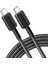 322 Usb-C To Usb-C 1.8m Şarj/data Kablosu - Siyah - 60W Güç Destekli - A81F6 (Anker Türkiye Garantili) 1