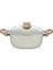 Soft Seramik Krem Granit Tencere 20 cm 1