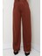 Mihre Çımalı Palazzo Pantolon 1581 - Kahve 1