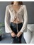 Fırfır Detaylı Önü Bağlamalı Crop Bluz 3