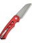 Pragma Prime Thumb Stud & Button Lock Knife Red Aluminum Handle Çakı 3