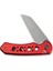 Pragma Prime Thumb Stud & Button Lock Knife Red Aluminum Handle Çakı 4